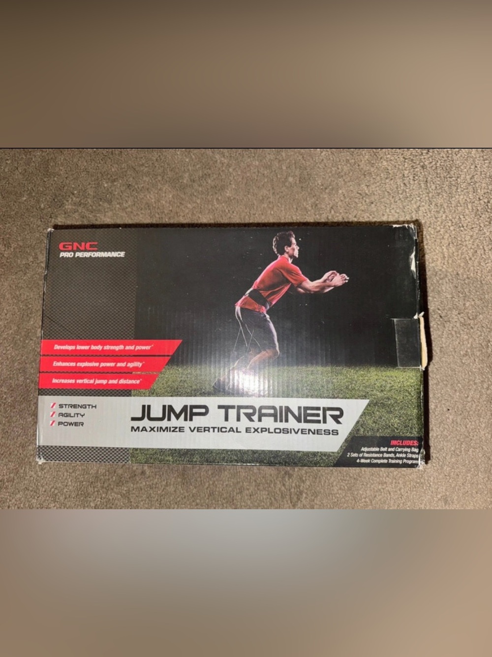 NIB GNC Pro Performance Jump Trainer kit.